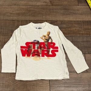 Gap x Star Wars Collab Long Sleeve Shirt Size XS R2-D2 & C-3PO
